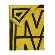 Towel black-yellow 90x150cm